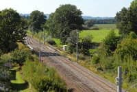 Das Bayerisches Moor- und Torfmuseum Rottau liegt verkehrsgünstig direkt an der Bahnstrecke München-Salzburg (09/2012).    DSC 0113  Das Bayerisches Moor- und Torfmuseum Rottau liegt verkehrsgünstig direkt an der Bahnstrecke München-Salzburg (09/2012).  --> : Museum, Bayerisches Moor- und Torfmuseum, Torfbahnhof, Feldbahn, Rottau, Manfred, Detzner, Speyer