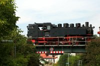 Brücke in Reinstetten (09.2016)    reinstetten bruecke 526A1581  Brücke in Reinstetten (09.2016)  --> : Öchsle, Museumsschmalspurbahn, Oberschwaben, Ochsenhausen, Warthausen, Manfred Detzner, Speyer, Reinstetten, Brücke, Dampflok, BR 99 788, 99 788, Berta